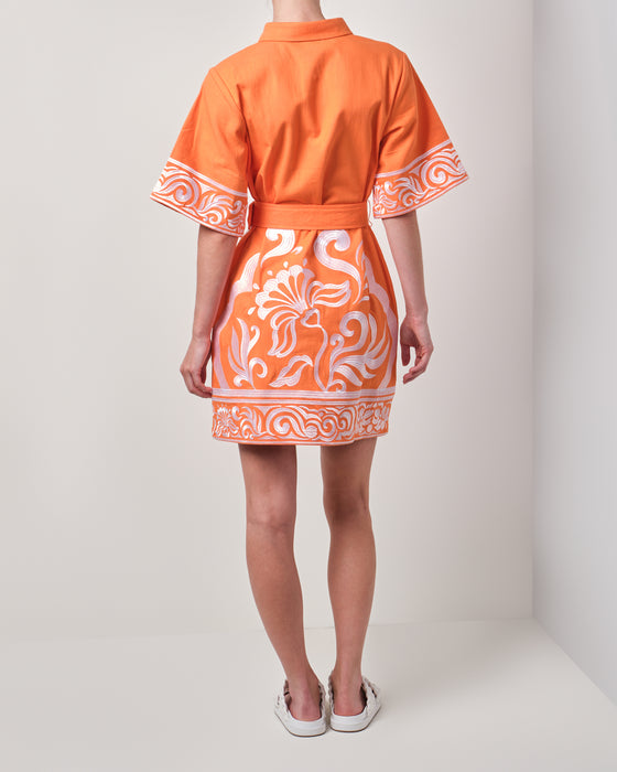 Portofino Dress - Tangerine