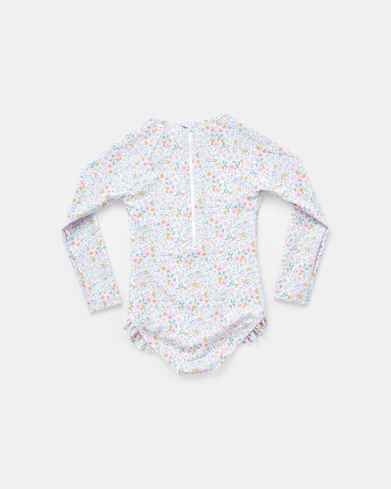 Goldie Rash Suit - Ditsy Meadow