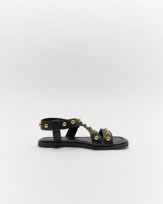 Reid Leather Sandal - Black