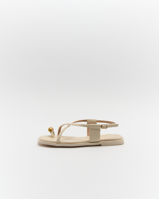 Eliana Leather Sandal - Vanilla