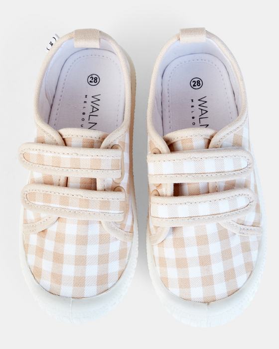 Ben Canvas - Beige Check