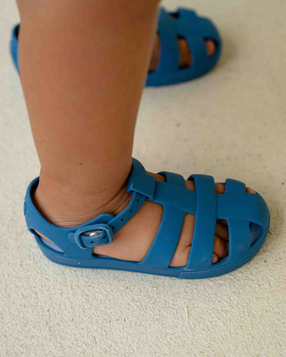 Frankie Sandal - Matte Blue