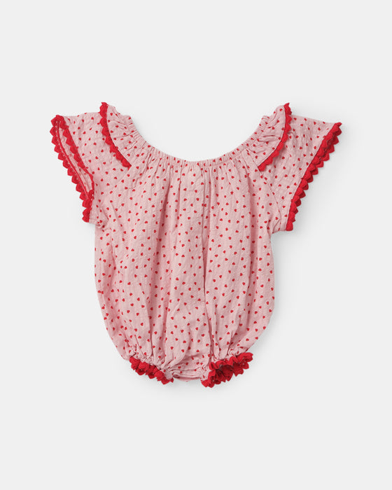 Ella Romper - Valentine