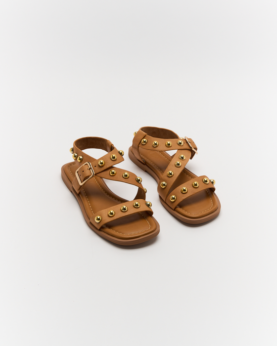 Reid Leather Sandal - Coconut Tan