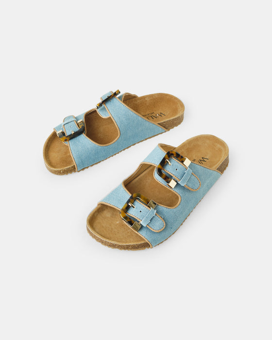 Bailey Slide - Light Denim