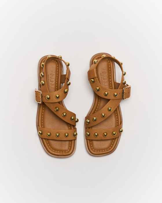 Reid Leather Sandal - Coconut Tan