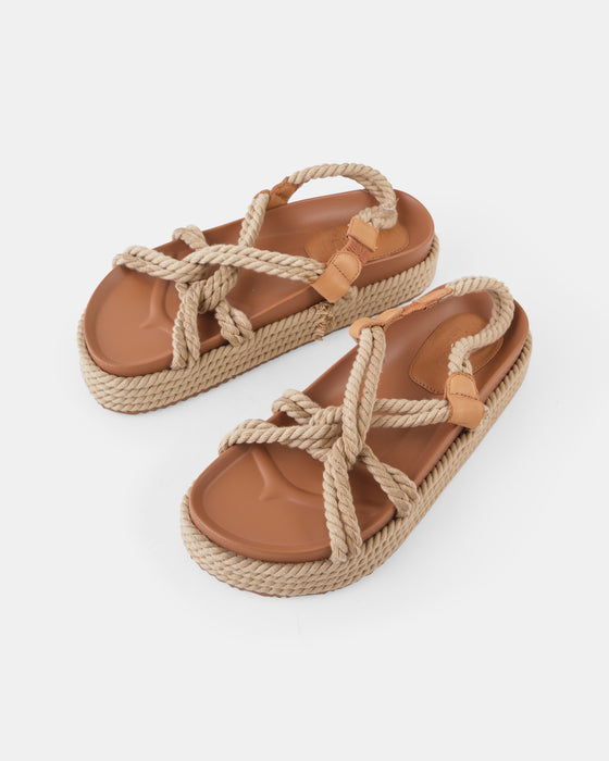 Queenie Sandal - Natural