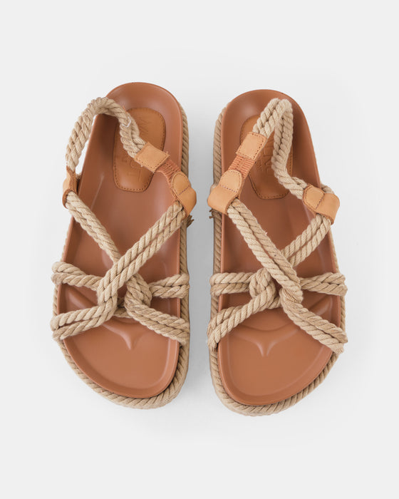 Queenie Sandal - Natural