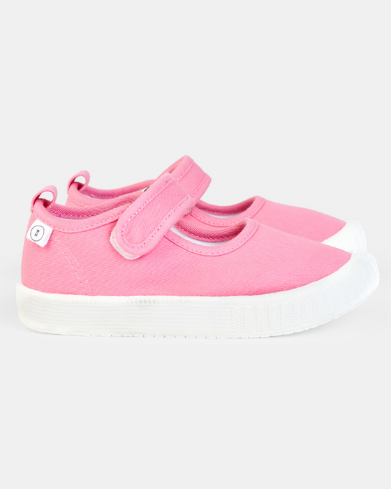 Mary Jane Canvas - Lolly Pink