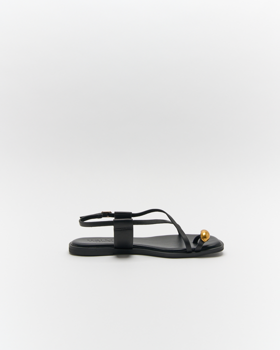 Eliana Leather Sandal - Black