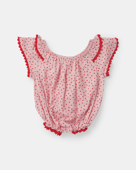 Ella Romper - Valentine