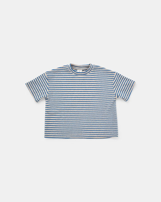 Felix Tee - Cobalt Stripe