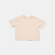 Felix Tee - Tan Stripe