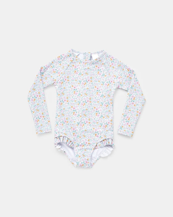 Goldie Rash Suit - Ditsy Meadow