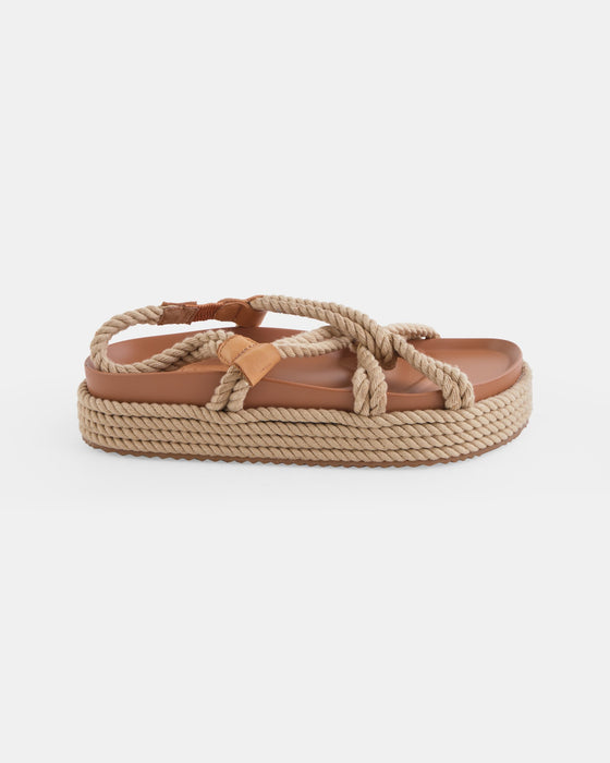 Queenie Sandal - Natural