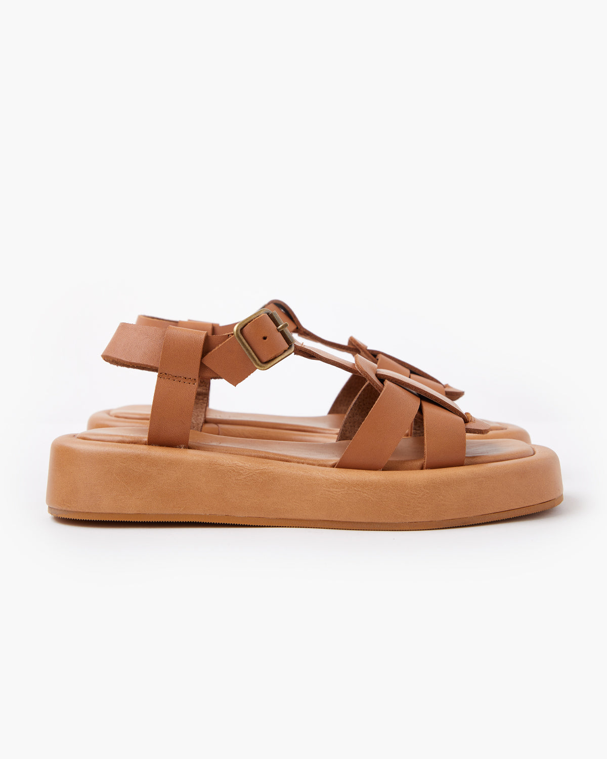 Siena Leather Sandal - Tan — Walnut Melbourne